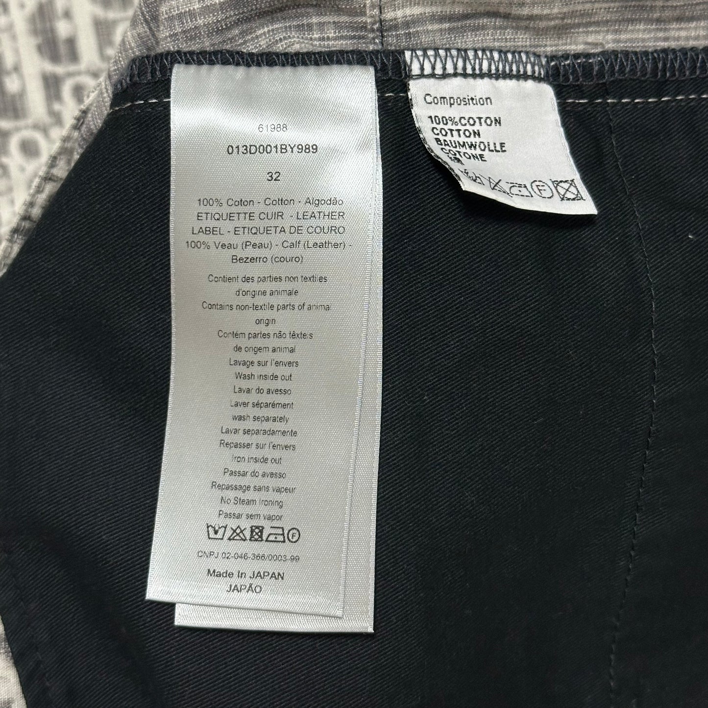 DIOR HOMME Spring Summer 2021 Trotter Straight Leg Pants
