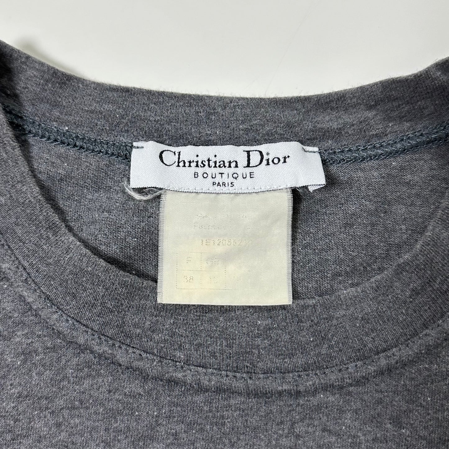 CHRISTIAN DIOR Spring Summer 2001 Zipper T-Shirt