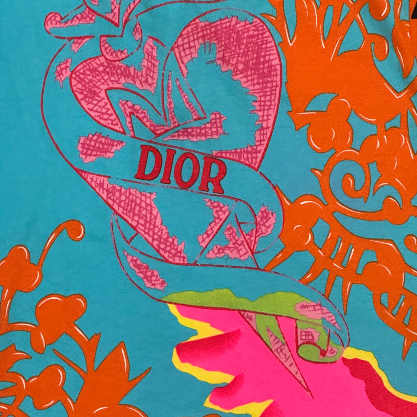 CHRISTIAN DIOR Spring Summer 2005 Graphic Print T-Shirt