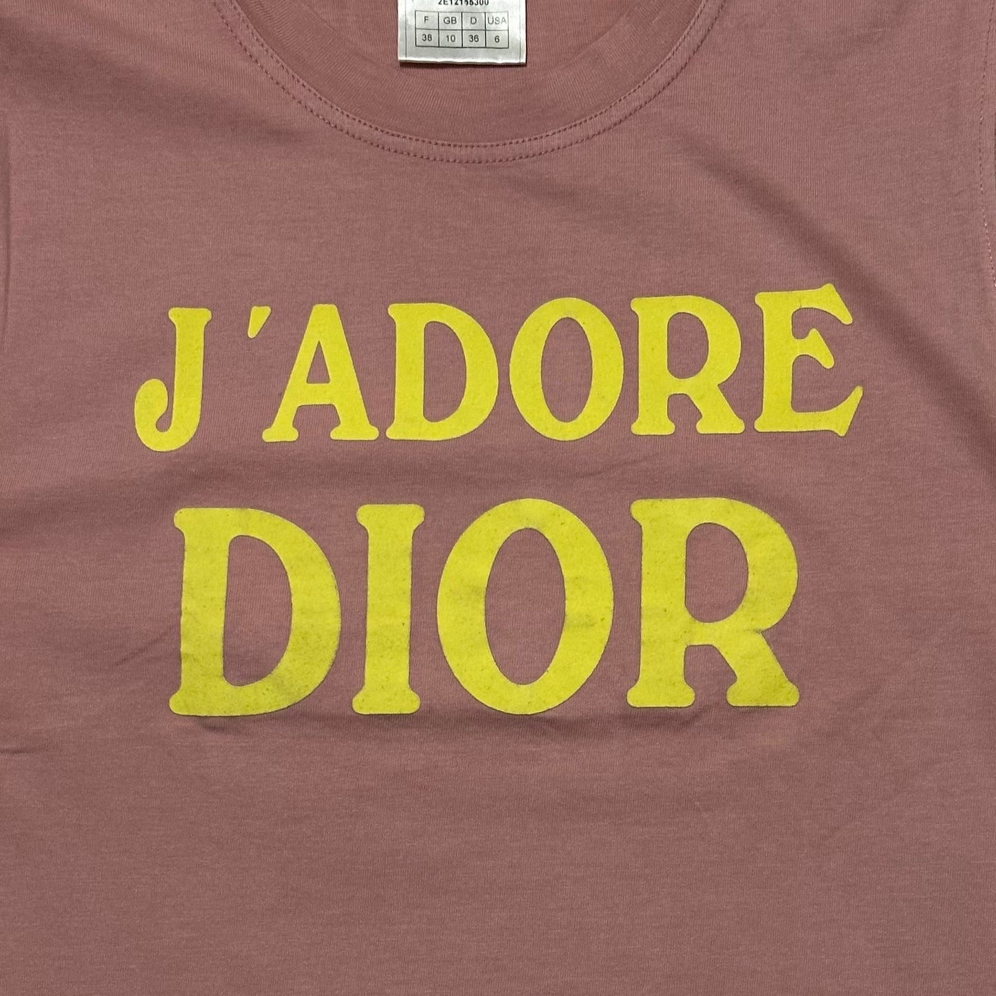 CHRISTIAN DIOR Spring Summer 2002 "J'ADORE DIOR" Tank Top