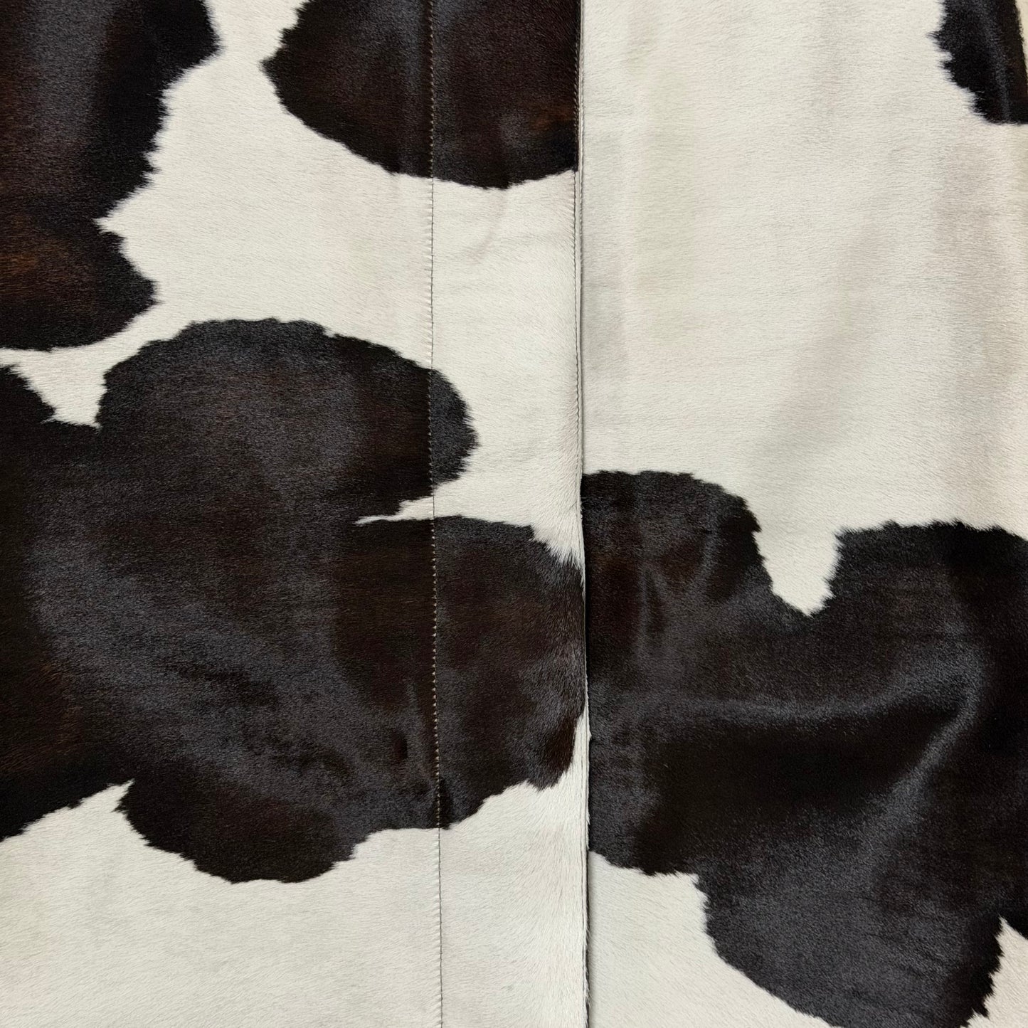 SALVATORE FERRAGAMO Fall Winter 2004 Genuine Cowhide Leather Midi Skirt