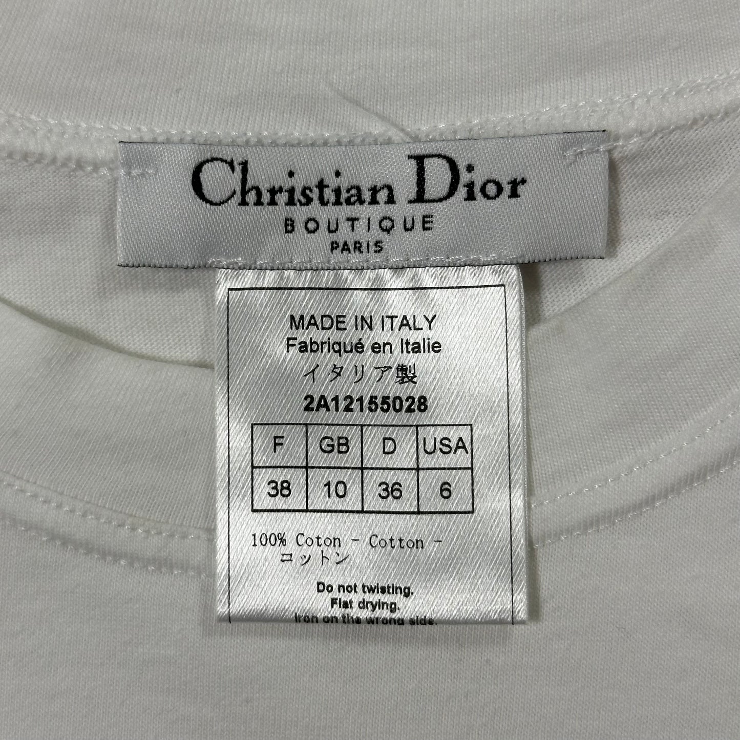 CHRISTIAN DIOR Spring Summer 2002 Cartoon "J'ADORE DIOR" Mermaid T-Shirt Set