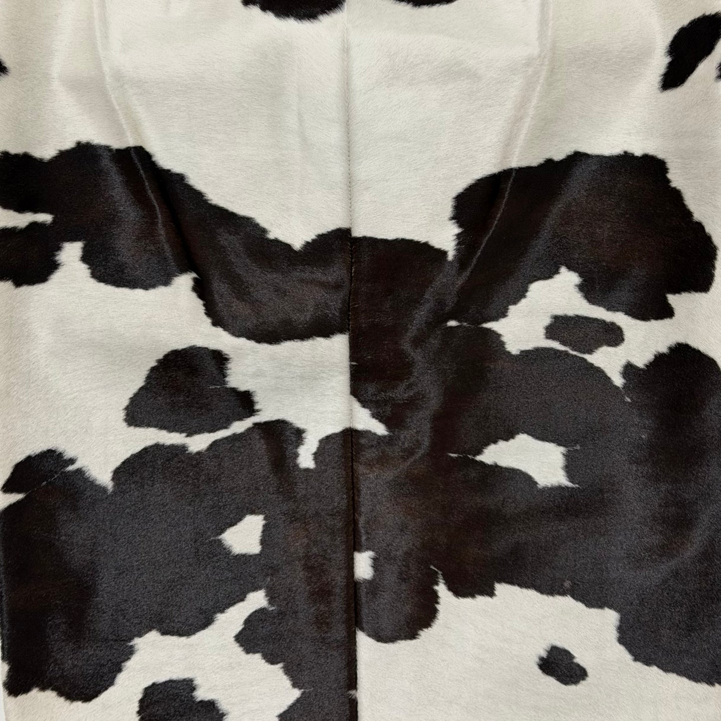 SALVATORE FERRAGAMO Fall Winter 2004 Genuine Cowhide Leather Midi Skirt