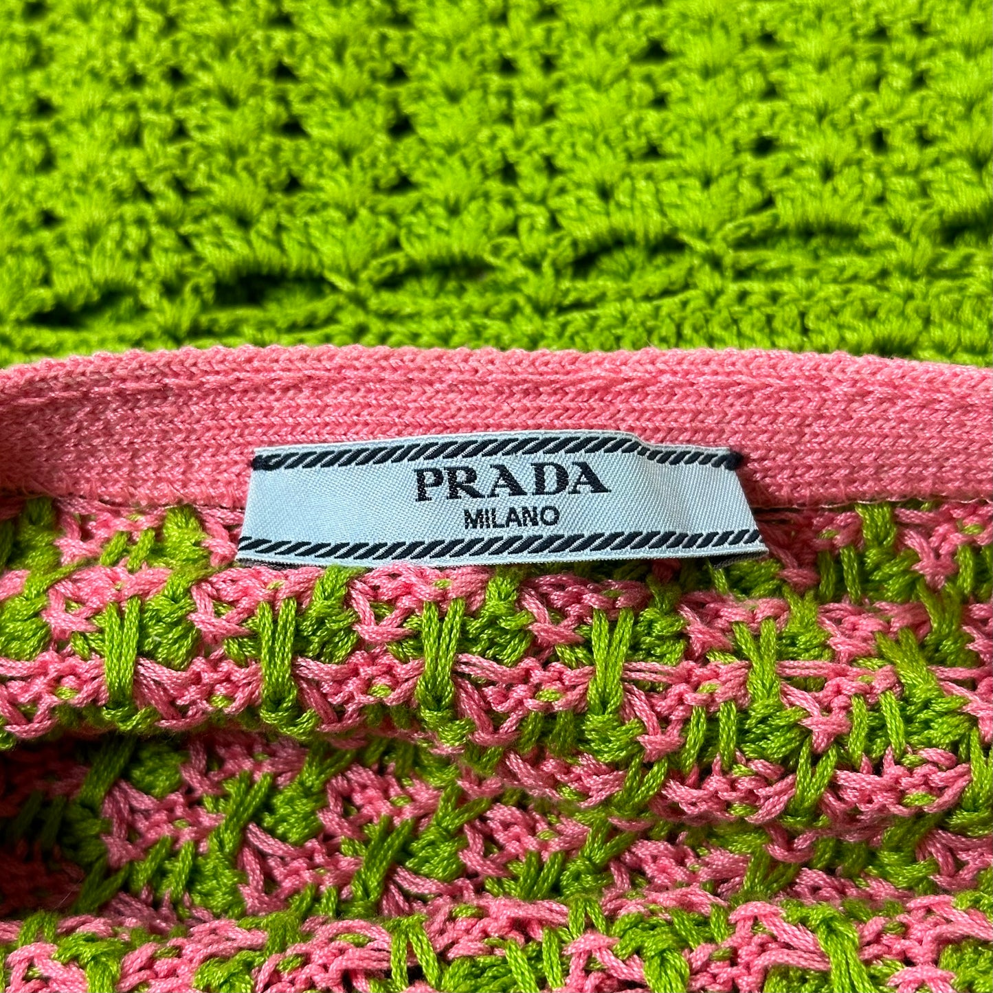PRADA Crochet Mini Skirt