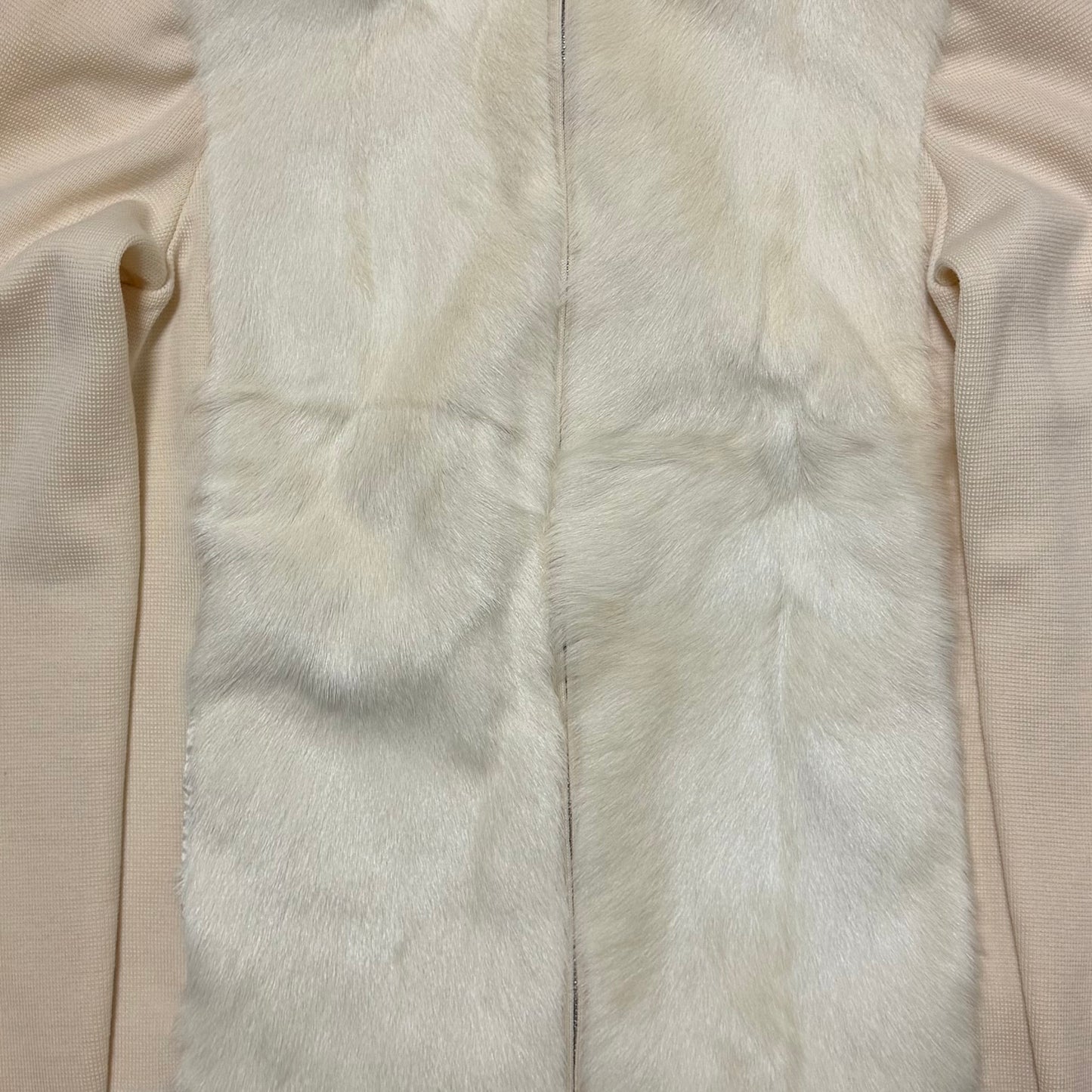 PRADA Fall Winter 2014 Goat Fur Zip-Up Jacket
