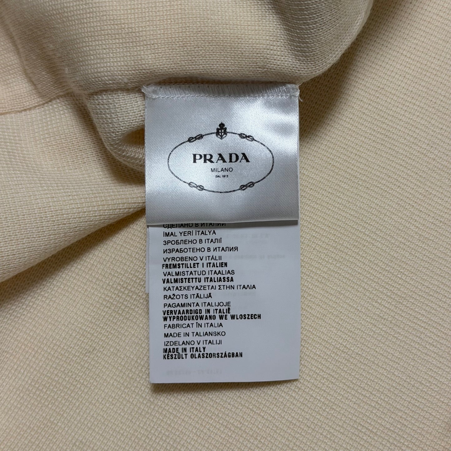 PRADA Fall Winter 2014 Goat Fur Zip-Up Jacket