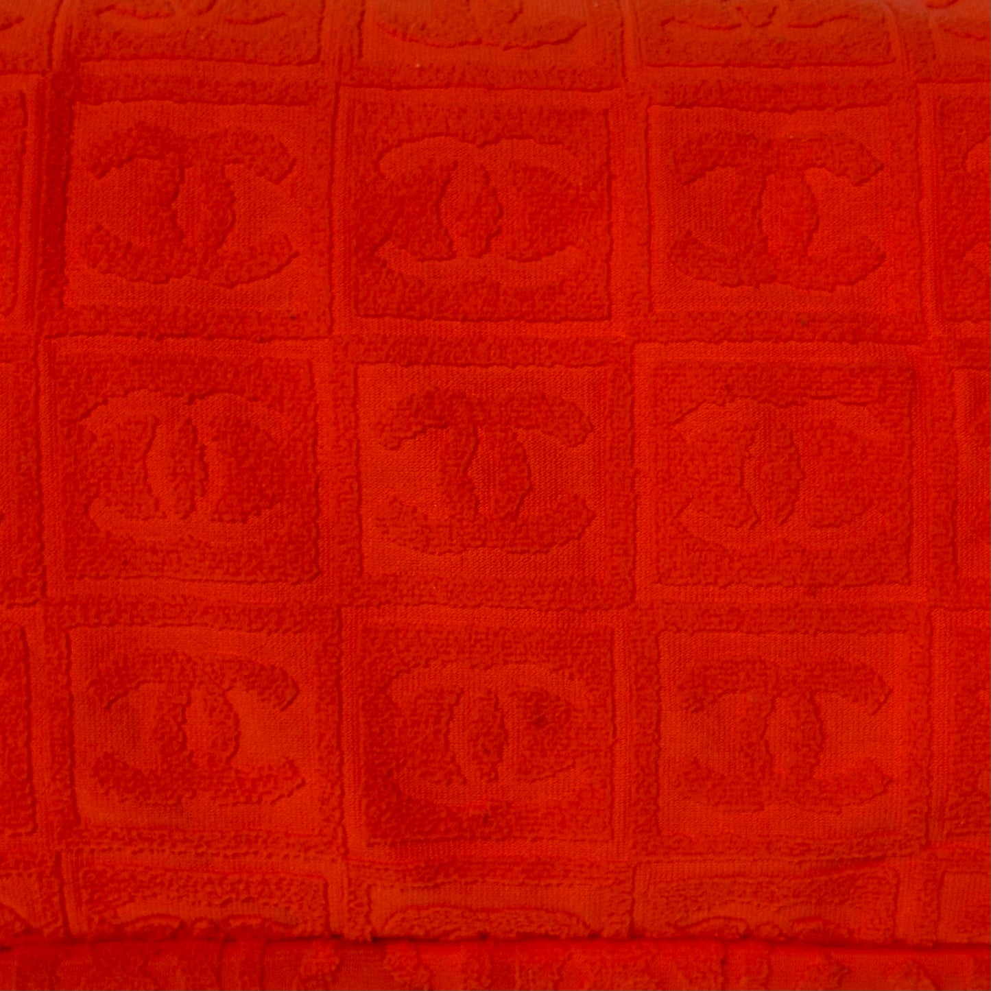 CHANEL Sport Spring Summer 2002 Terry Cloth Flap Bag