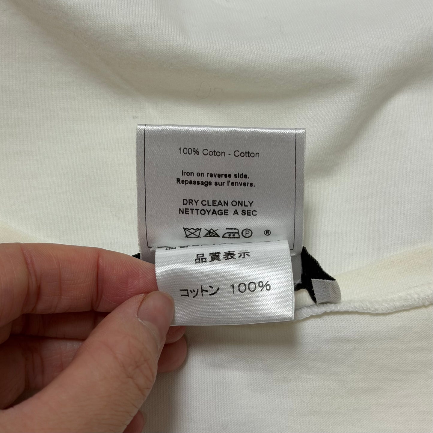 CHRISTIAN DIOR "DIORDRAMA" Cartoon Logo Tie-Side Crop Top
