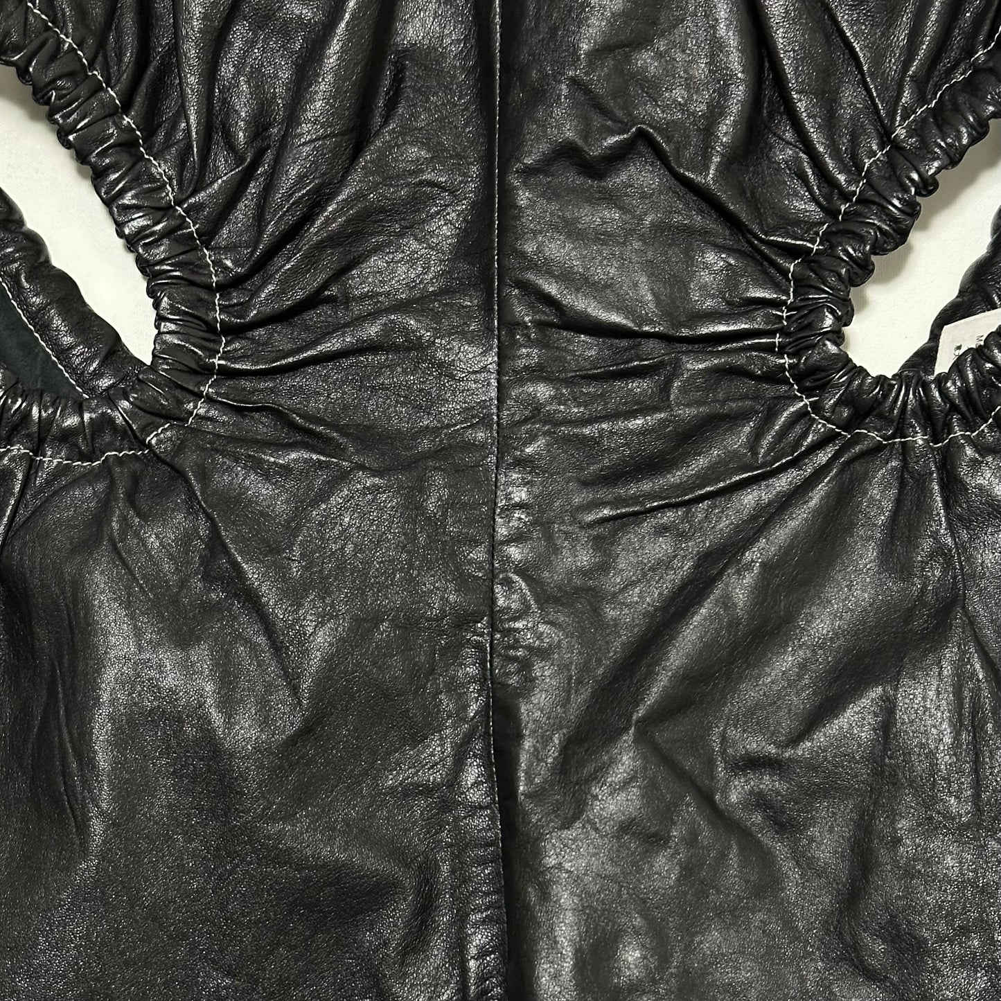CELINE Resort 2016 Cut Out Detail Leather Top