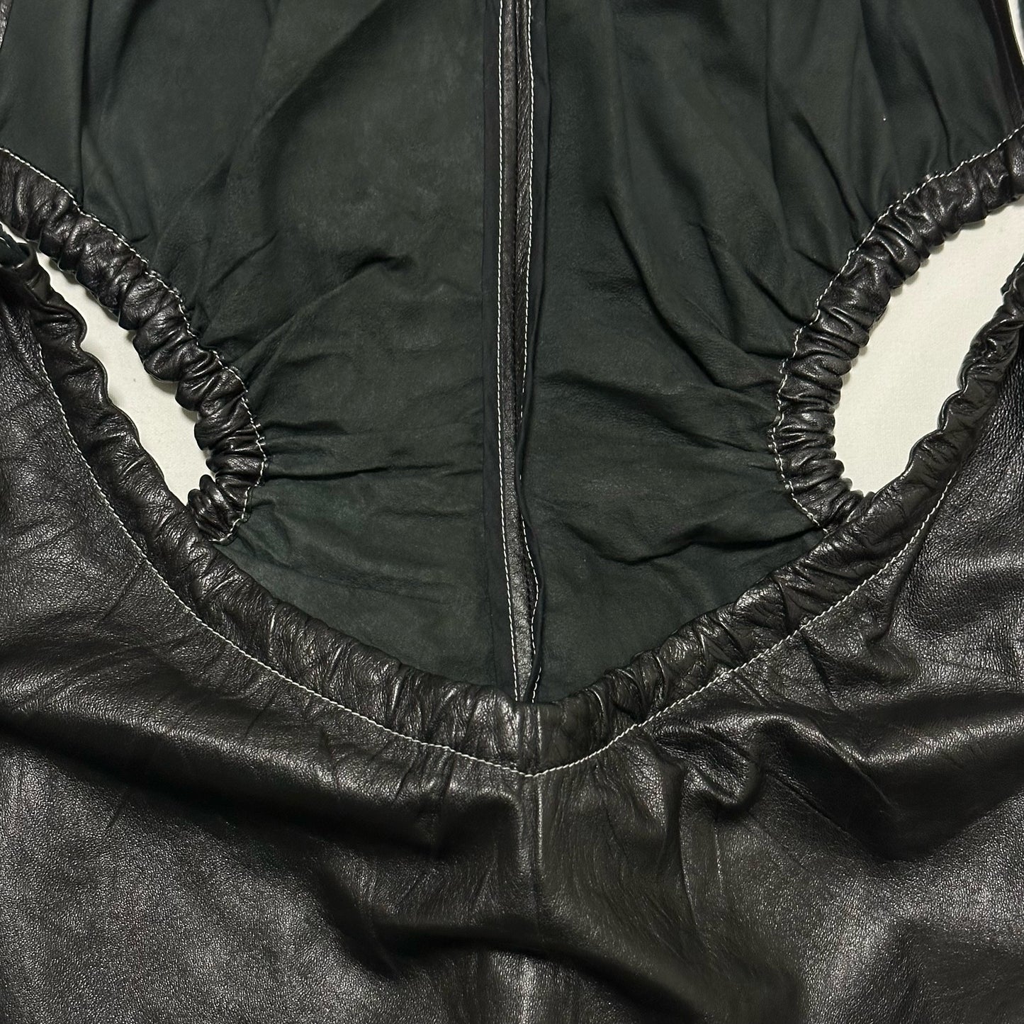 CELINE Resort 2016 Cut Out Detail Leather Top