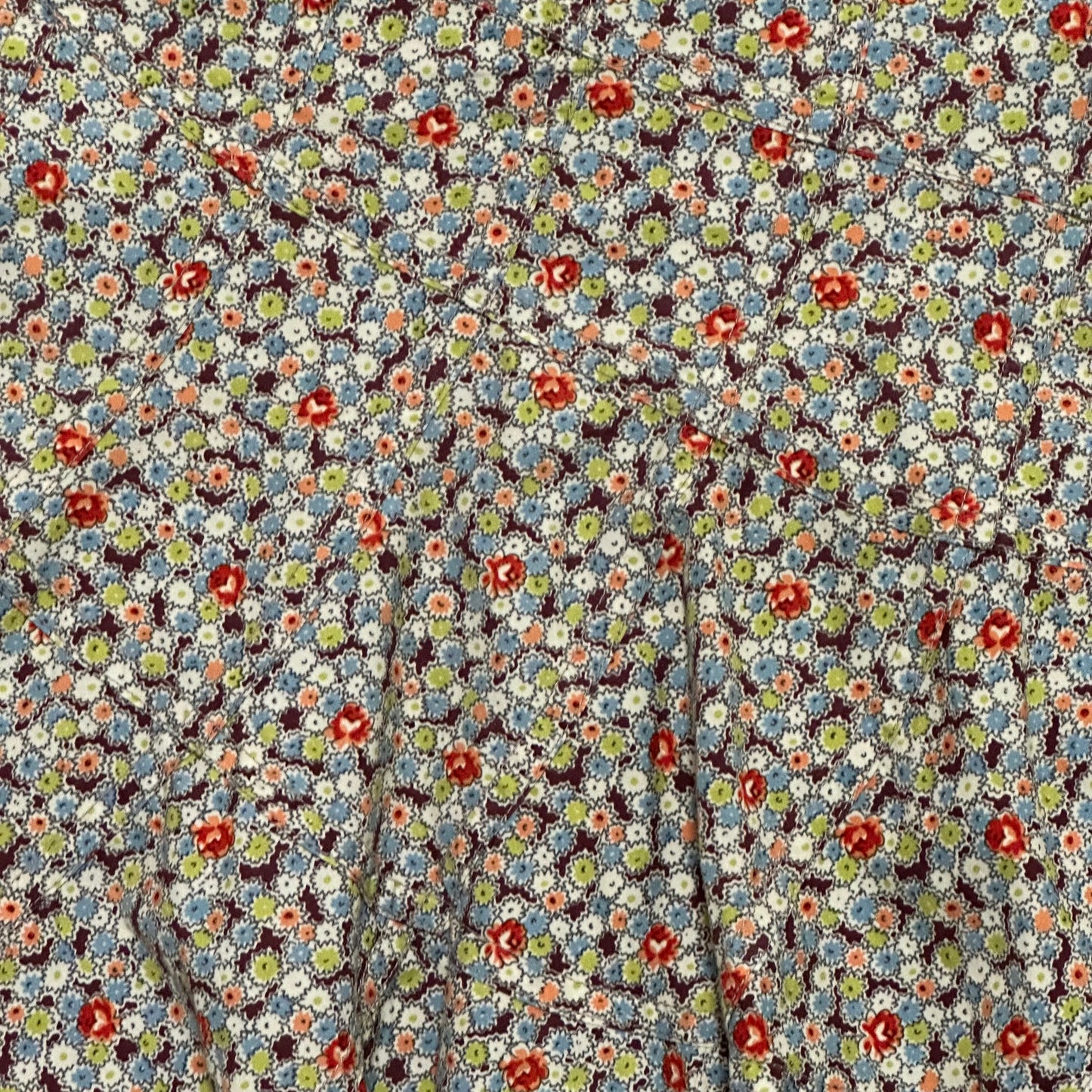 JUNYA WATANABE Spring Summer 2002 Floral Print Maxi Skirt