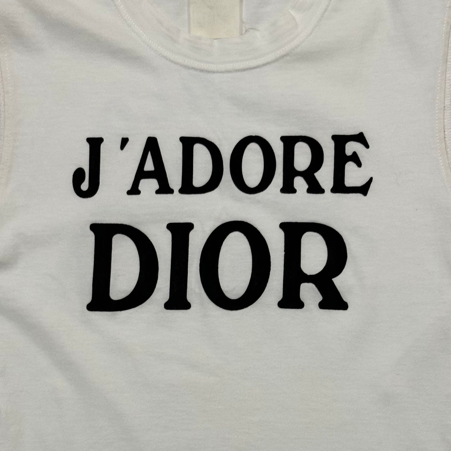 CHRISTIAN DIOR Fall Winter 2001 "J'ADORE DIOR" Tank Top