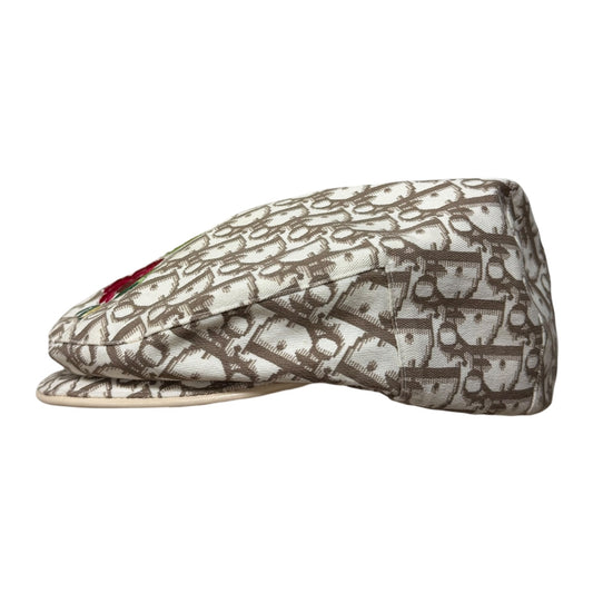 CHRISTIAN DIOR Spring Summer 2005 Diorissimo Trotter Floral Embroidered Casquette