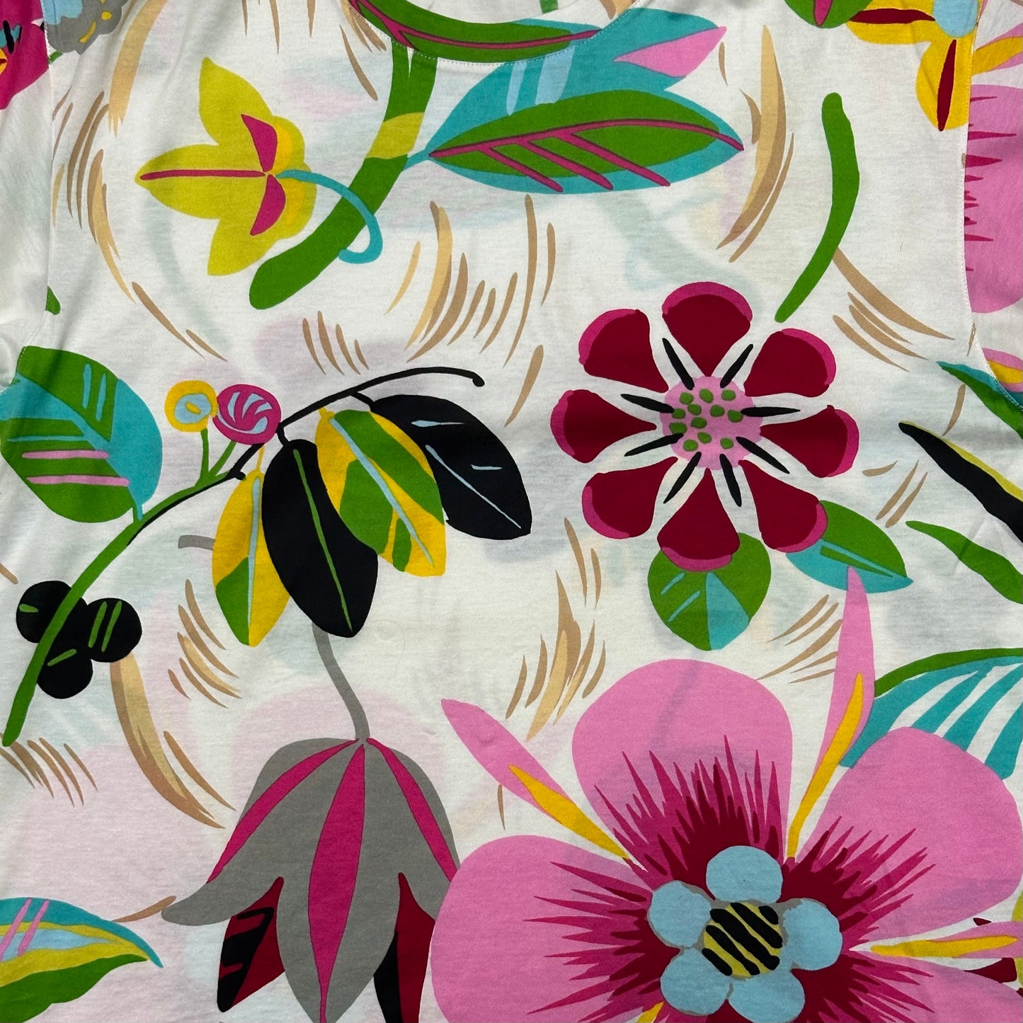 GUCCI Spring Summer 1999 "Hippie Chic" Floral Print T-Shirt