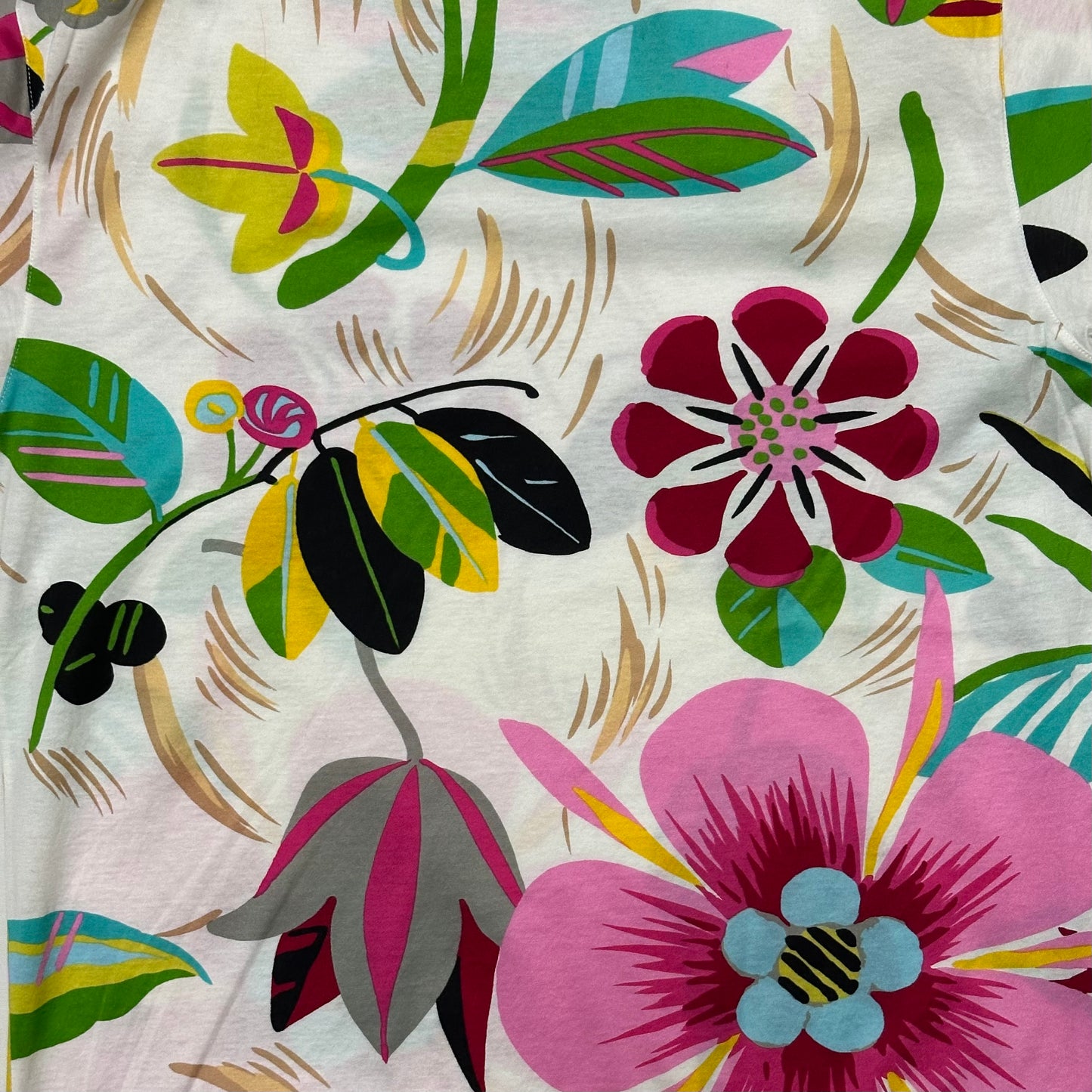 GUCCI Spring Summer 1999 "Hippie Chic" Floral Print T-Shirt