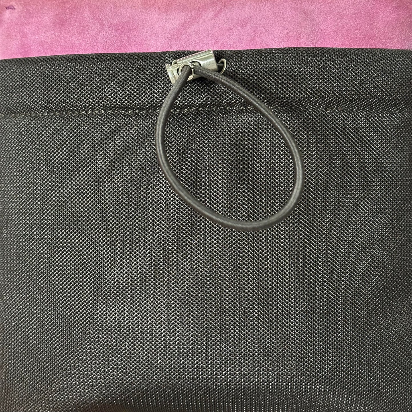 PRADA Fall Winter 1999 Appliqué Leaves Suede and Mesh Shoulder Bag