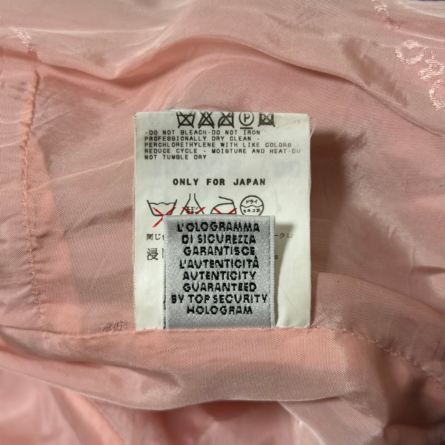 D&G Fall Winter 1999 Pink Fur & Denim Cropped Jacket