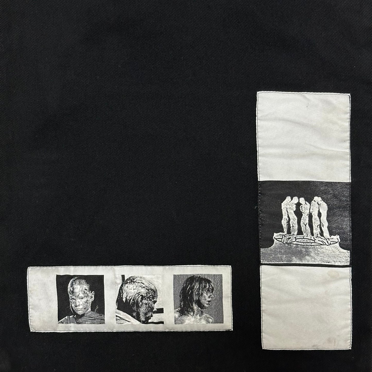 RICK OWENS DRKSHDW Tote Bag with Patches