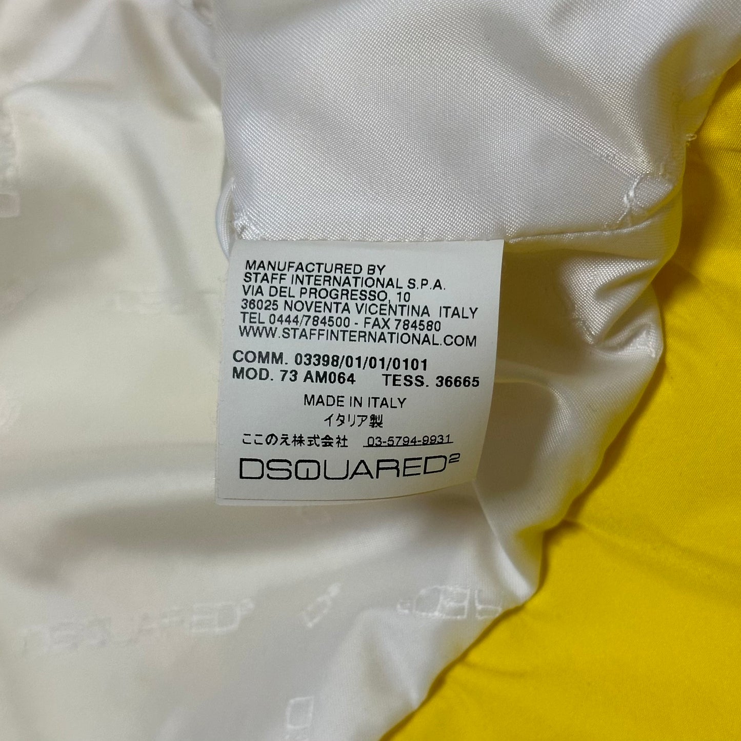 DSQUARED2 Zip Detail Cropped Jacket
