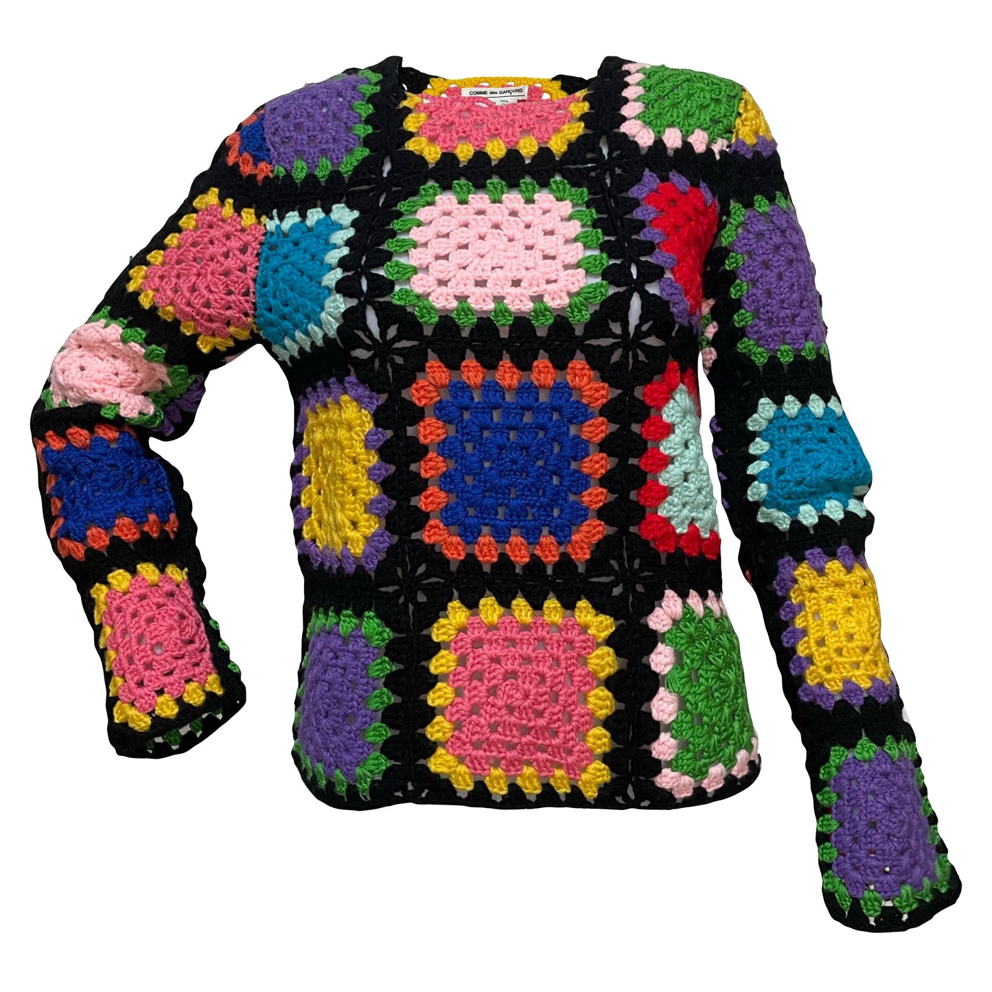 COMME DES GARCONS Patchwork Knit Sweater