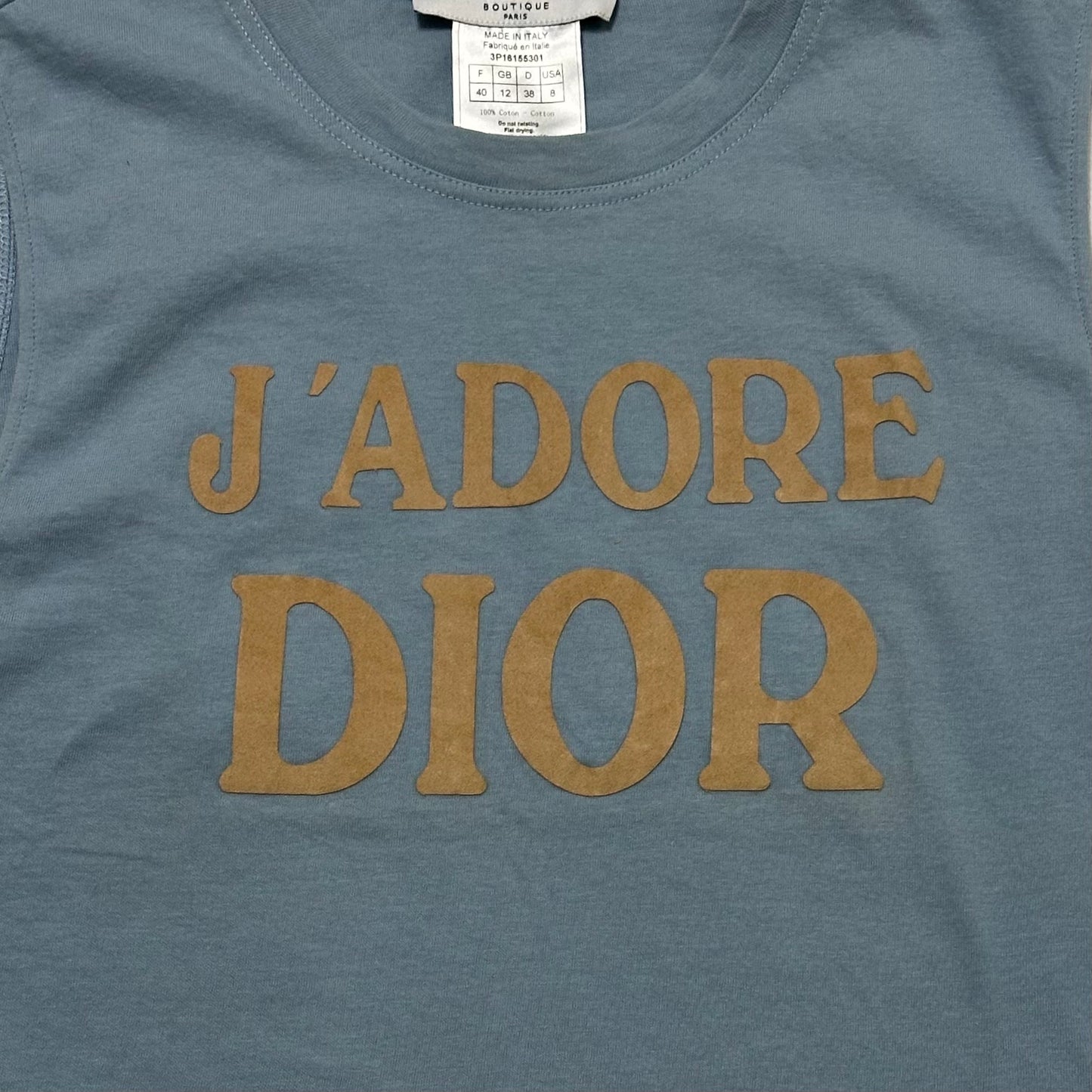 CHRISTIAN DIOR Spring Summer 2003 "J'ADORE DIOR" Tank Top