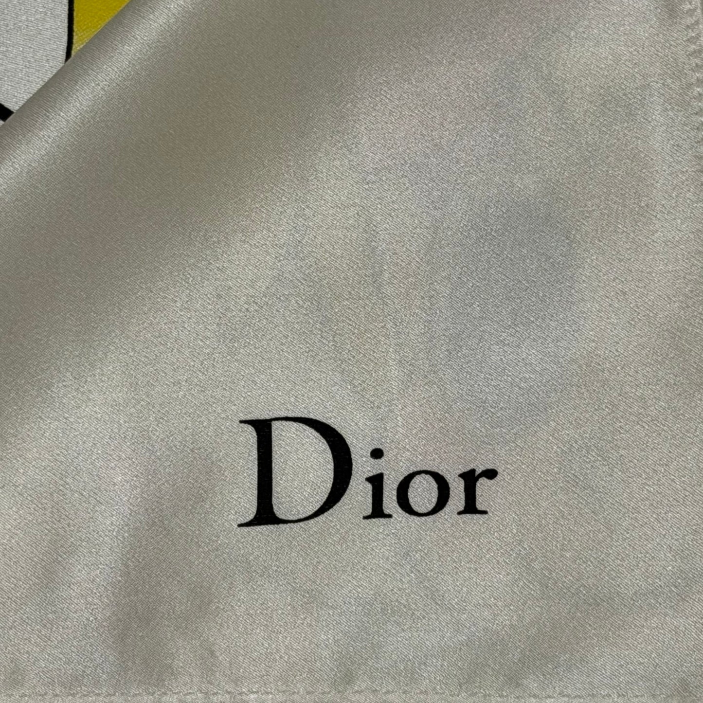 CHRISTIAN DIOR Spring Summer 2005 "J'ADORE DIOR" Cartoon Girl Silk Scarf