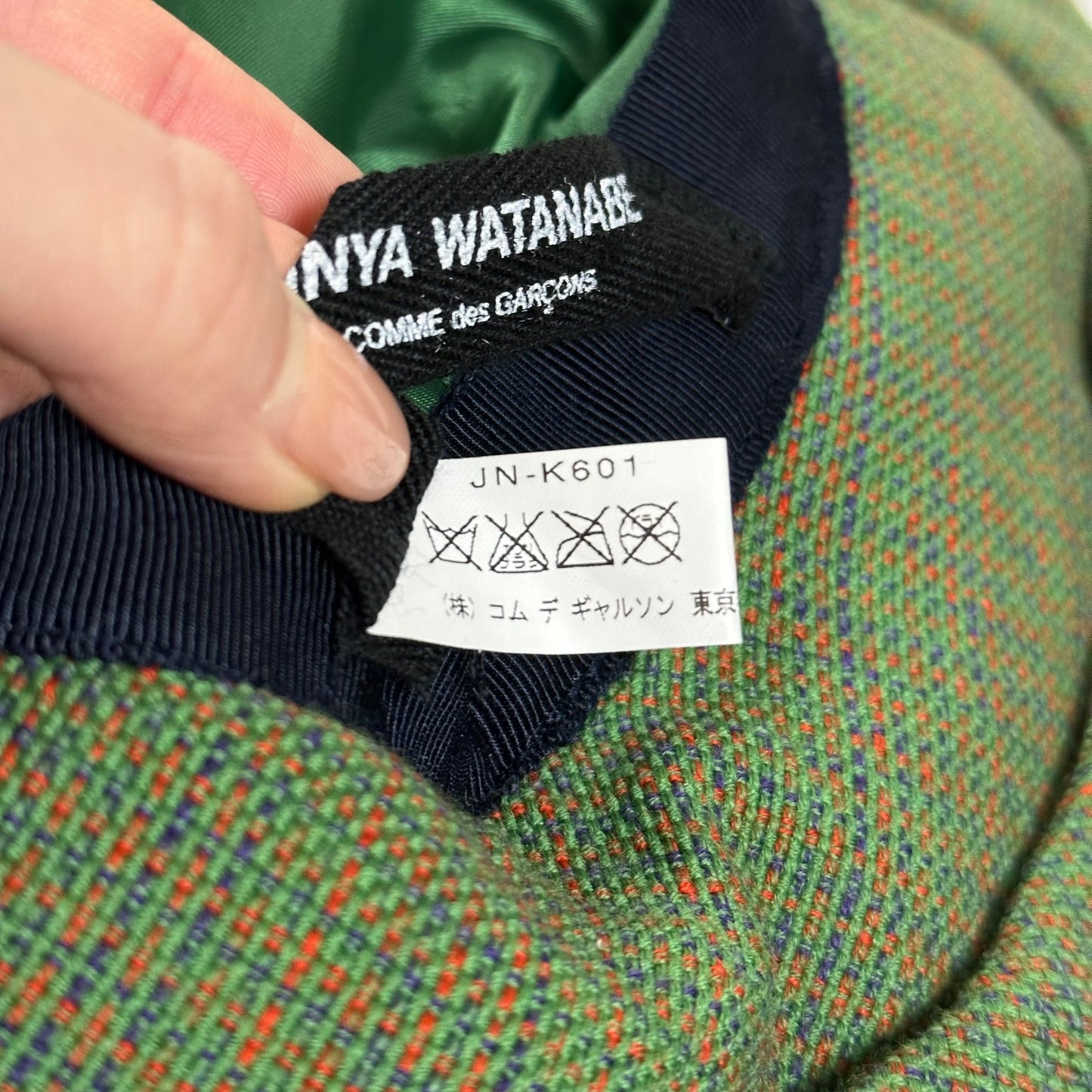 JUNYA WATANABE Fall Winter 2004 Ribbon Bucket Hat