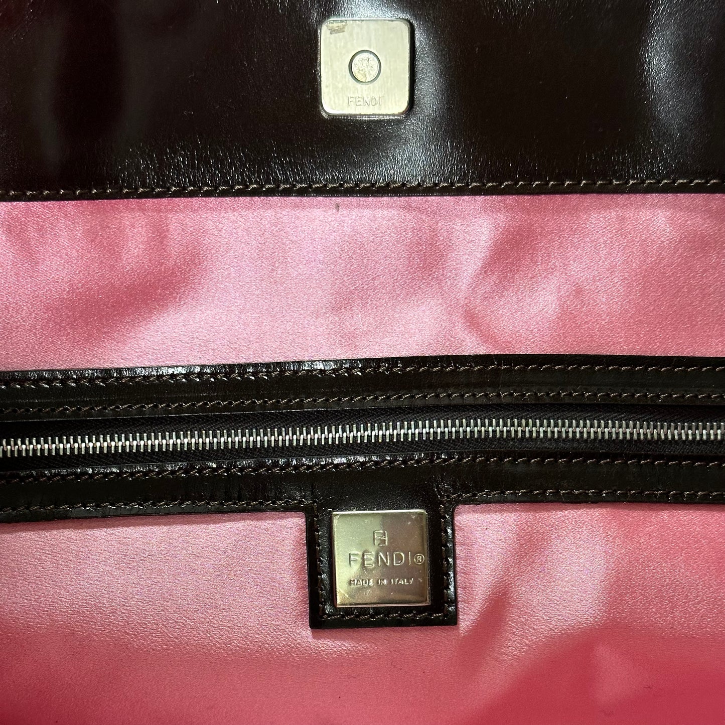 FENDI Fall Winter 1999 Unborn Calf Tote Bag