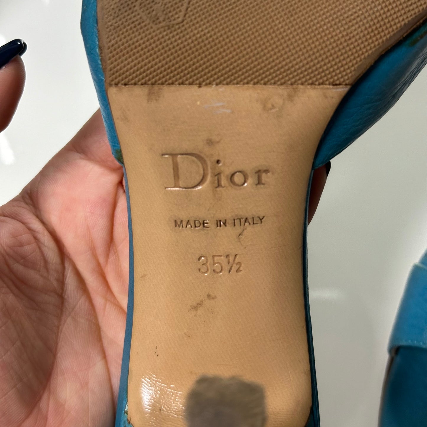 CHRISTIAN DIOR Fall Winter 2003 Lock and Key Embroidered Sandals