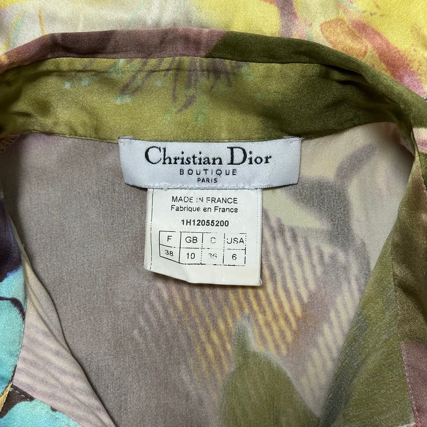 CHRISTIAN DIOR Fall Winter 2001 Frill Sleeveless Shirt