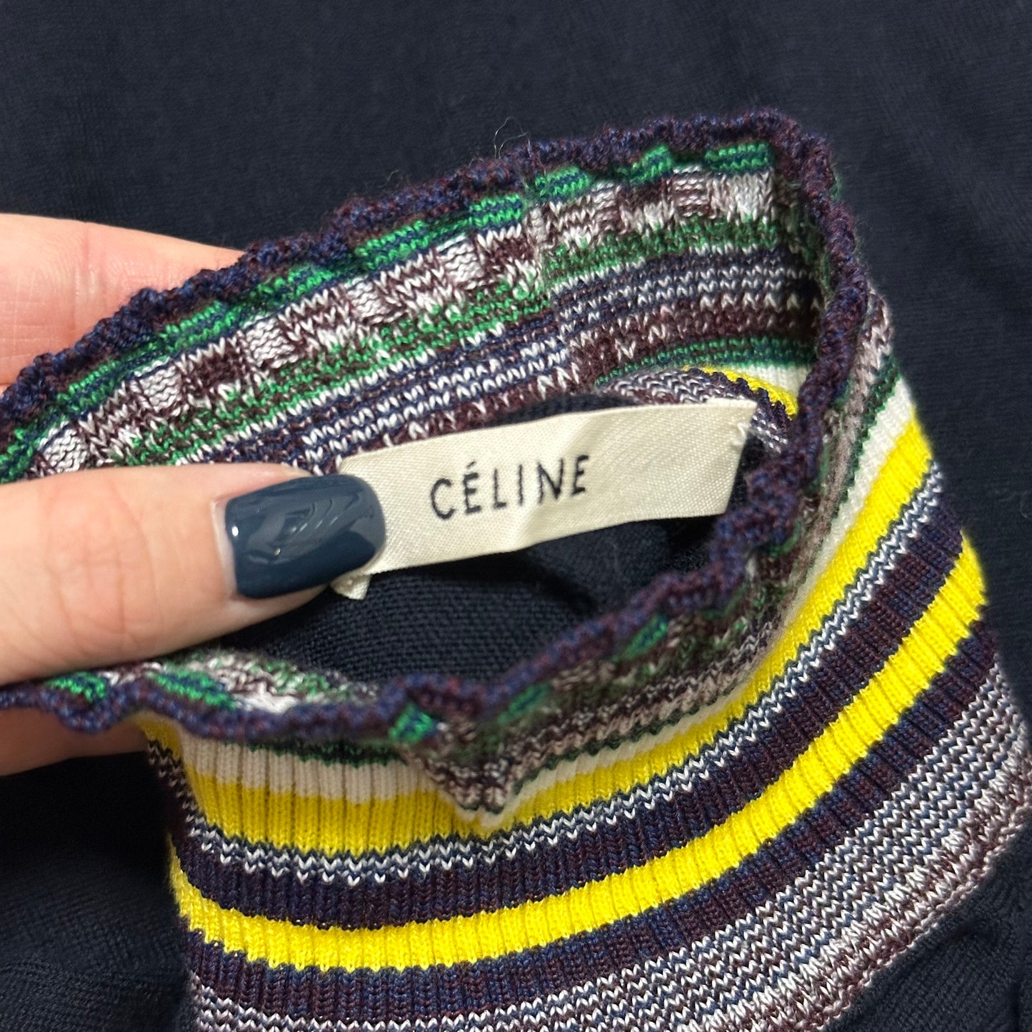 CELINE Knit Turtleneck Sweater