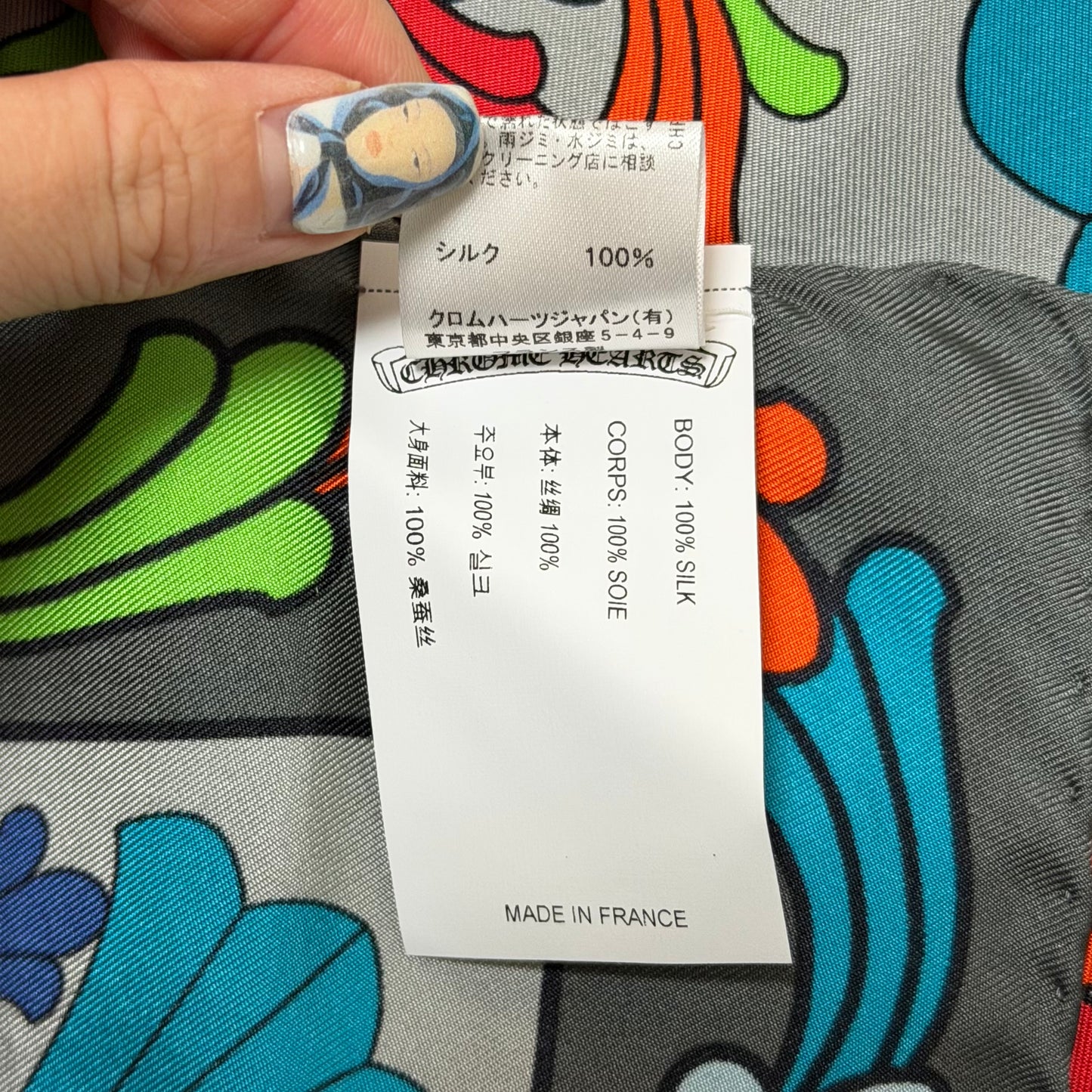 CHROME HEARTS Ceiling Silk Scarf