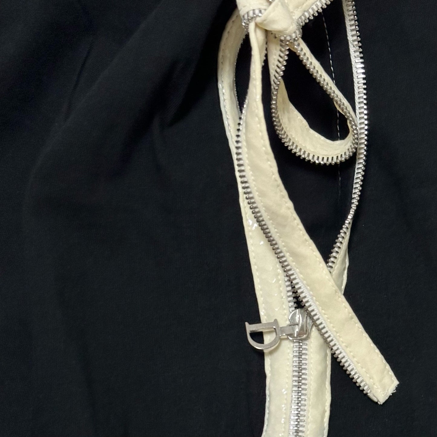CHRISTIAN DIOR Spring Summer 2001 Zipper Tank Top