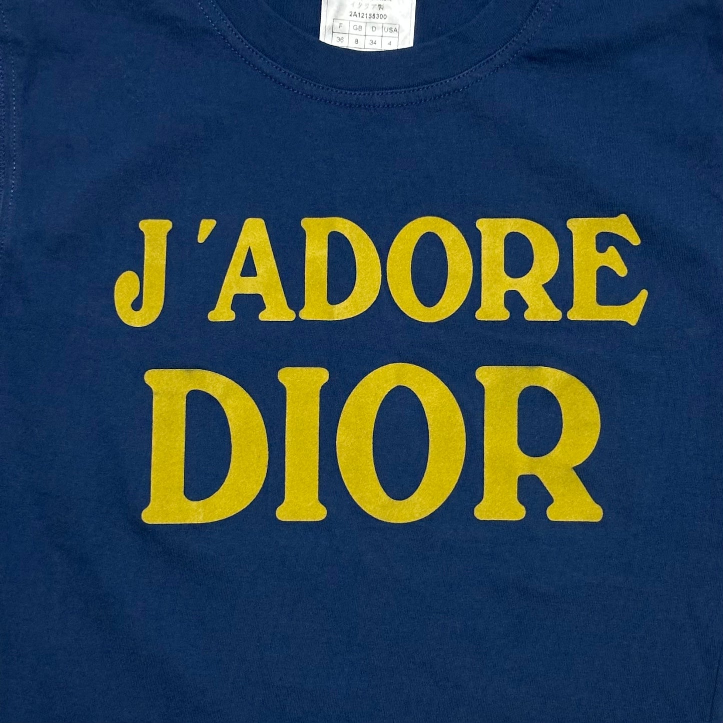 CHRISTIAN DIOR Fall Winter 2002 "J'ADORE DIOR" Tank Top