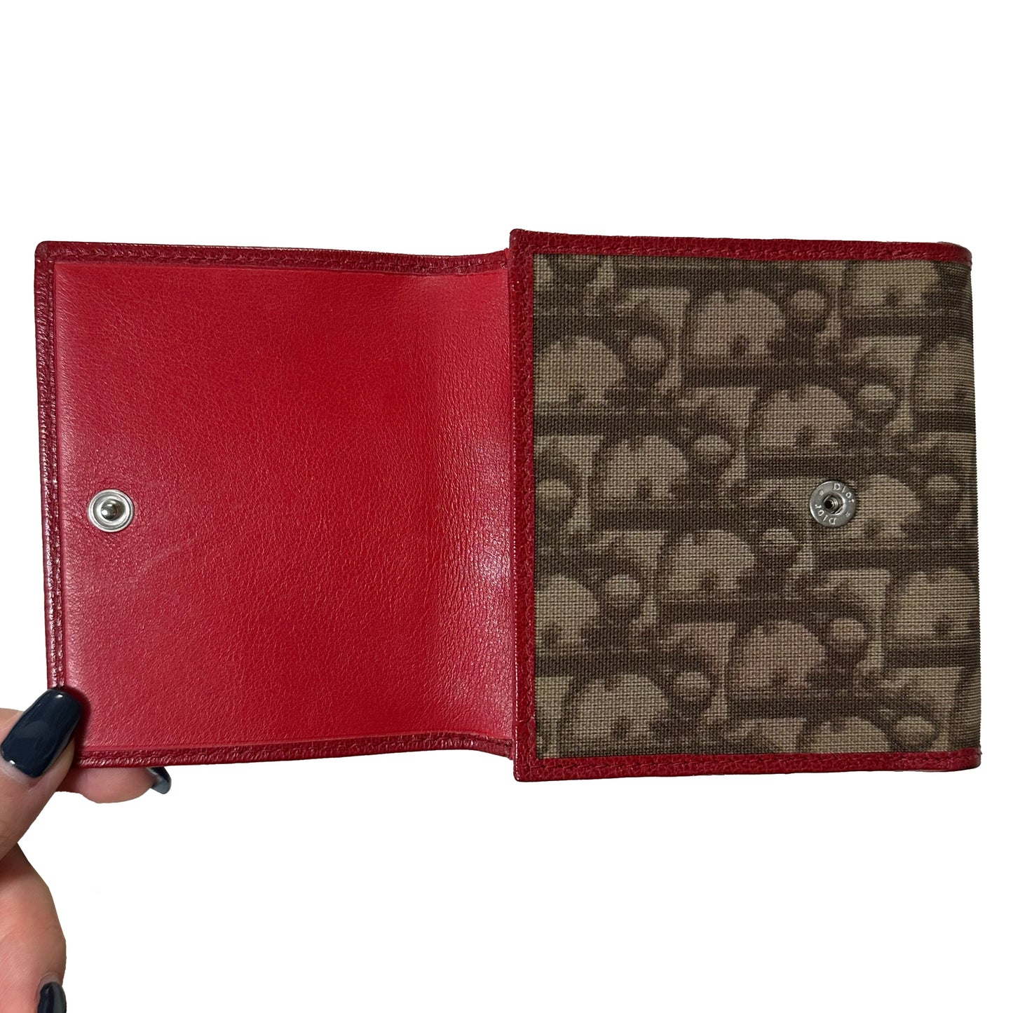 CHRISTIAN DIOR Fall Winter 2004 No.2 Trotter Rasta Bifold Wallet