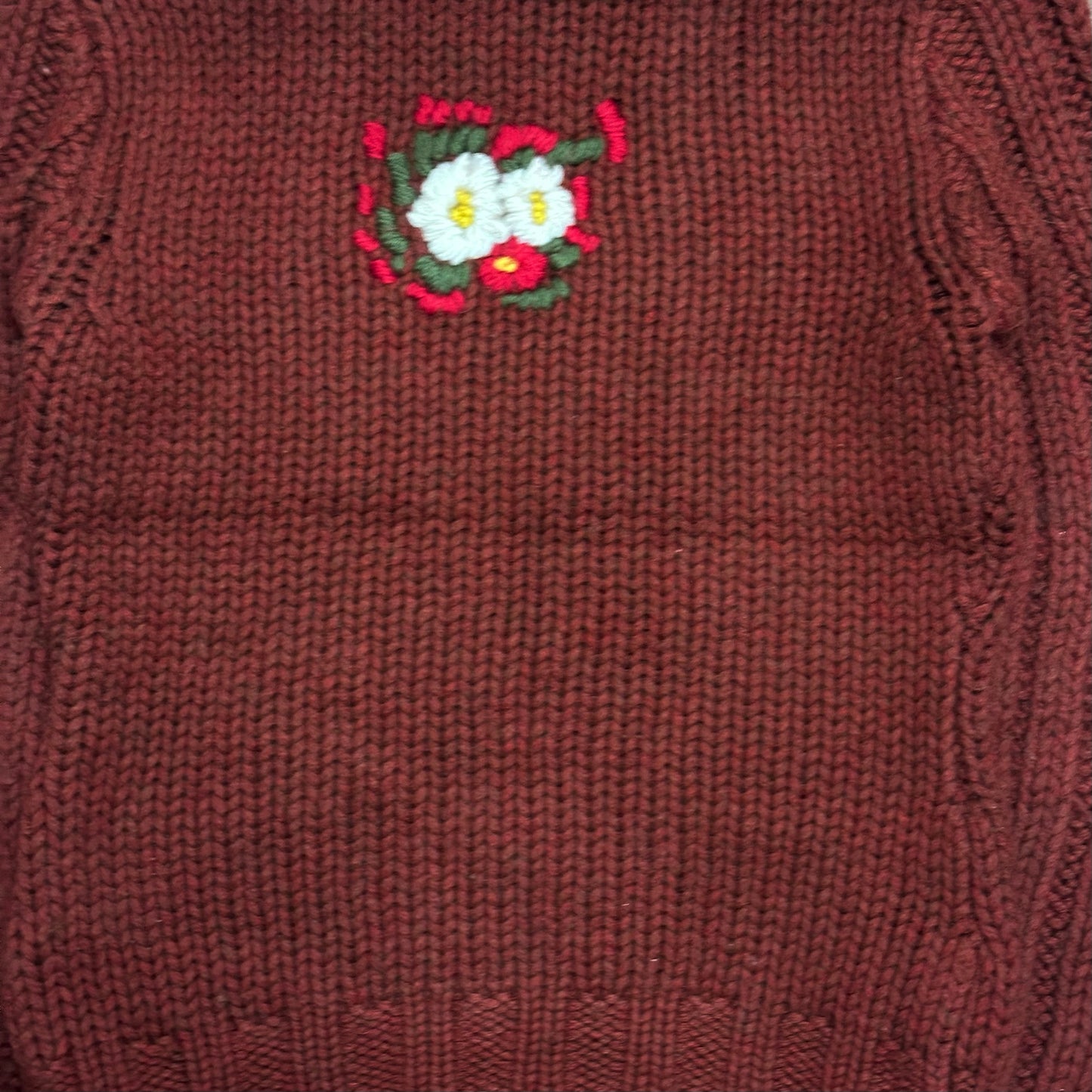 D&G Fall Winter 2002 Embroidered Floral Knit Cardigan
