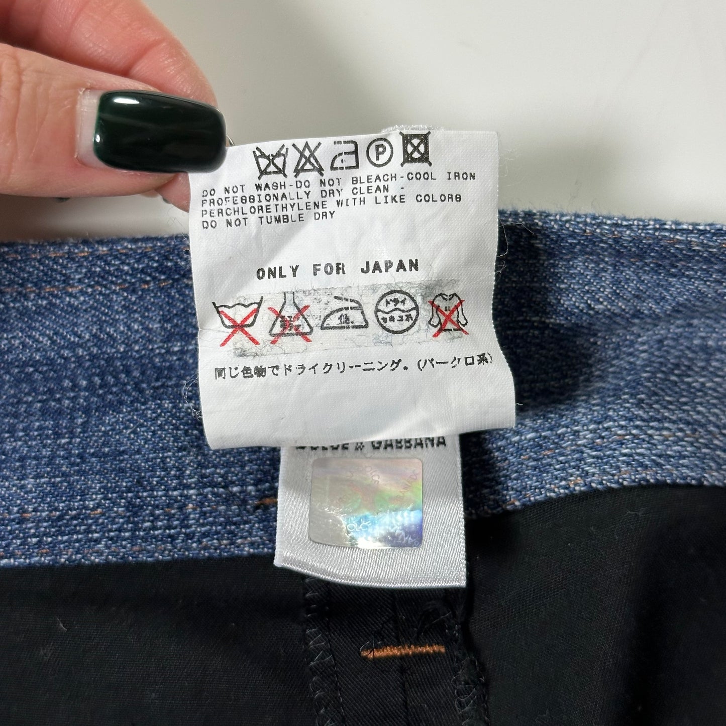 D&G Spring Summer 2002 Low Rise Flared Pants