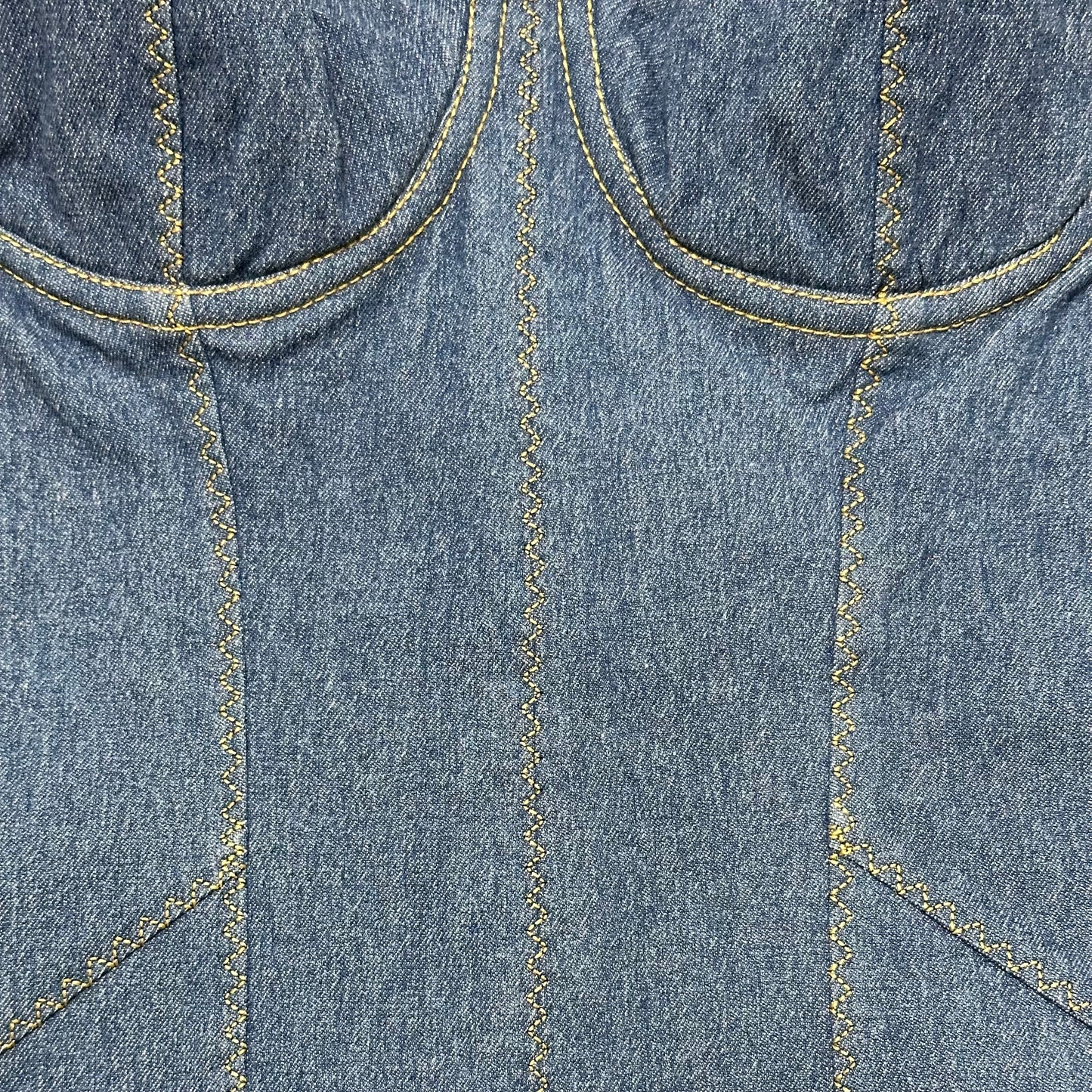 DOLCE&GABBANA Fall Winter 1996 Denim Bustier