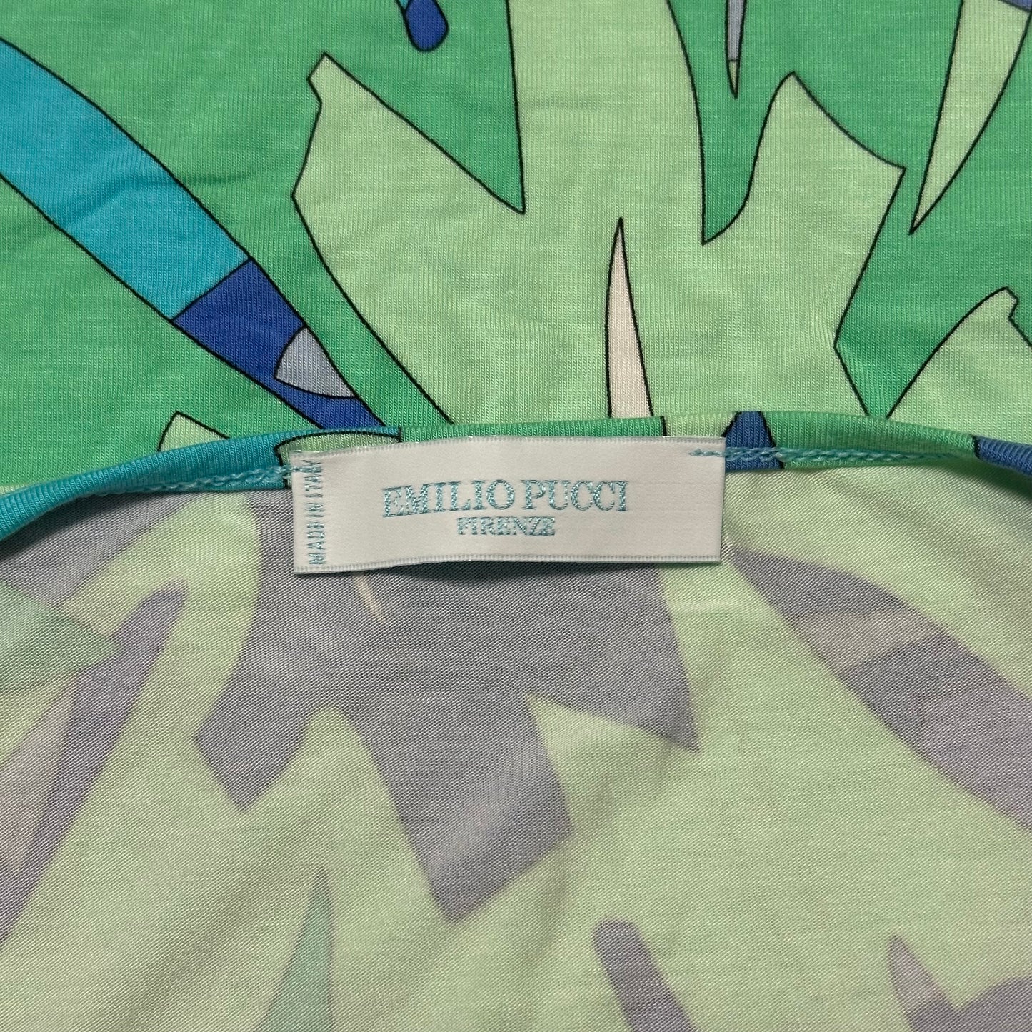 EMILIO PUCCI Spring Summer 2007 Leaf Print Tank Top