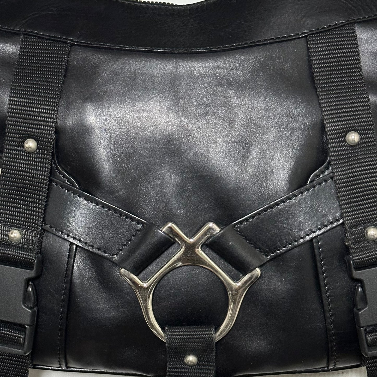 DOLCE&GABBANA Fall Winter 2003 Bondage Leather Shoulder Bag