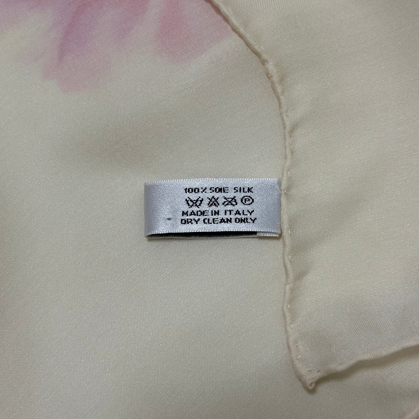 CHRISTIAN DIOR Fall Winter 2003 Floral Print Silk Scarf