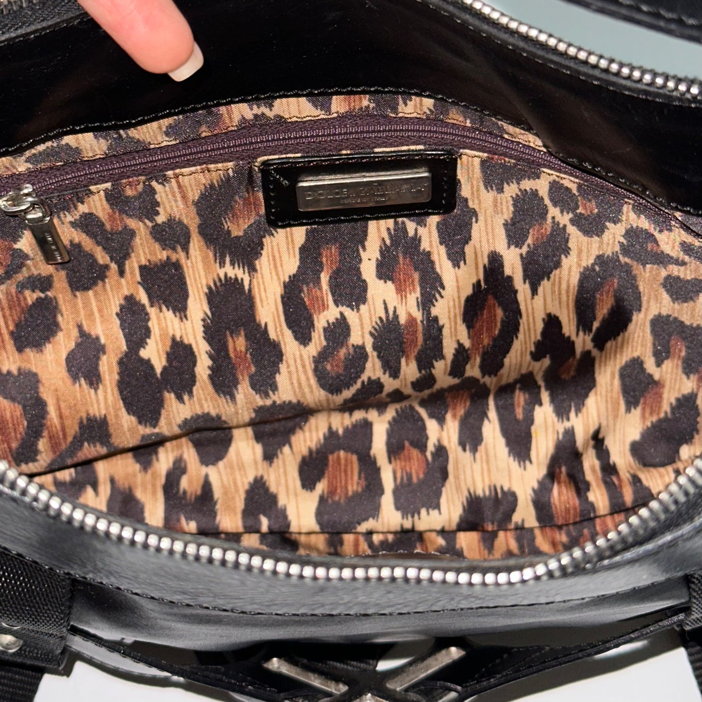 DOLCE&GABBANA Fall Winter 2003 Bondage Leather Shoulder Bag