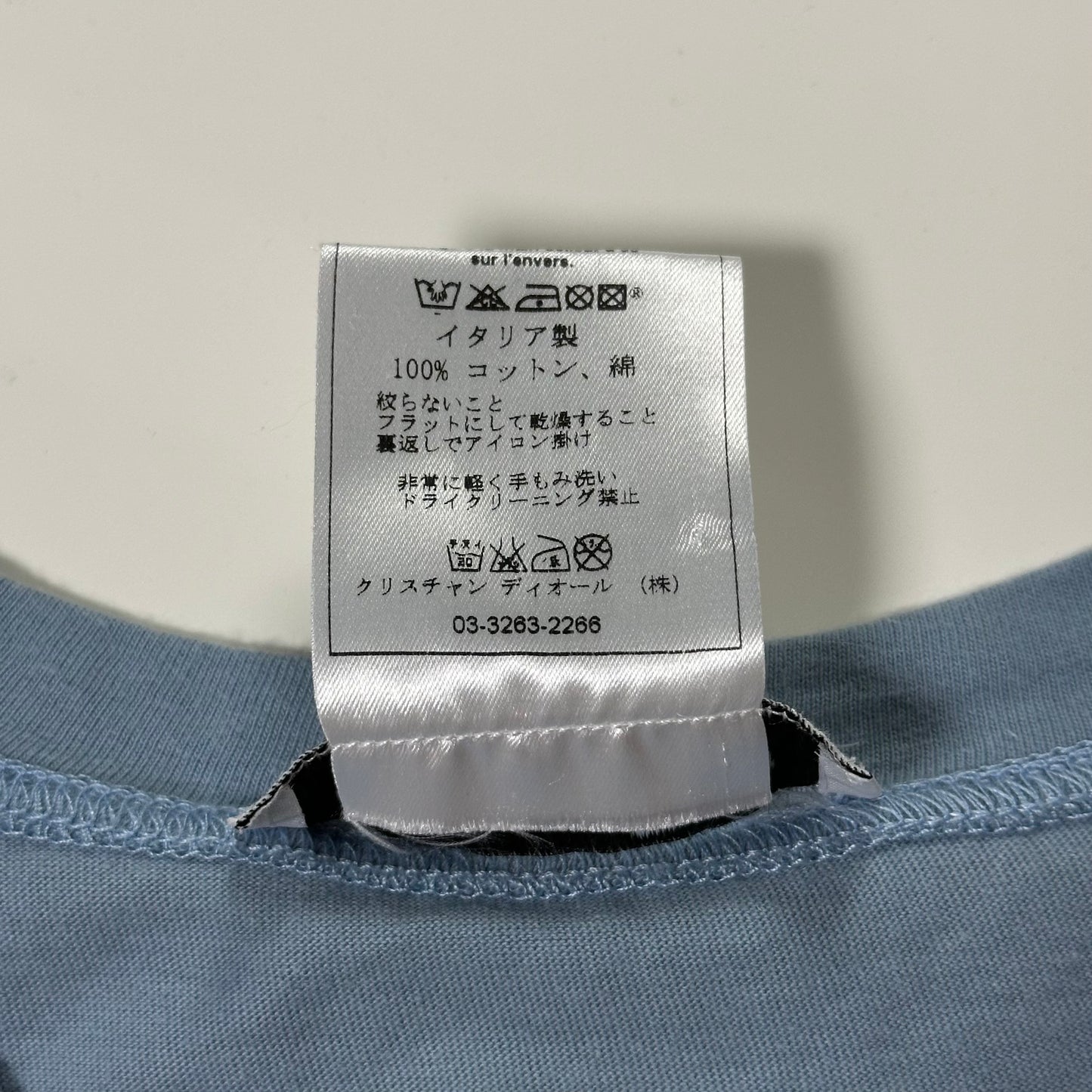 CHRISTIAN DIOR Fall Winter 2003 "J'ADORE DIOR" Patchwork T-Shirt