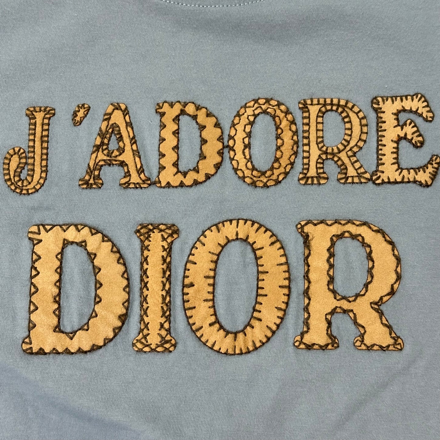 CHRISTIAN DIOR Fall Winter 2003 "J'ADORE DIOR" Patchwork T-Shirt
