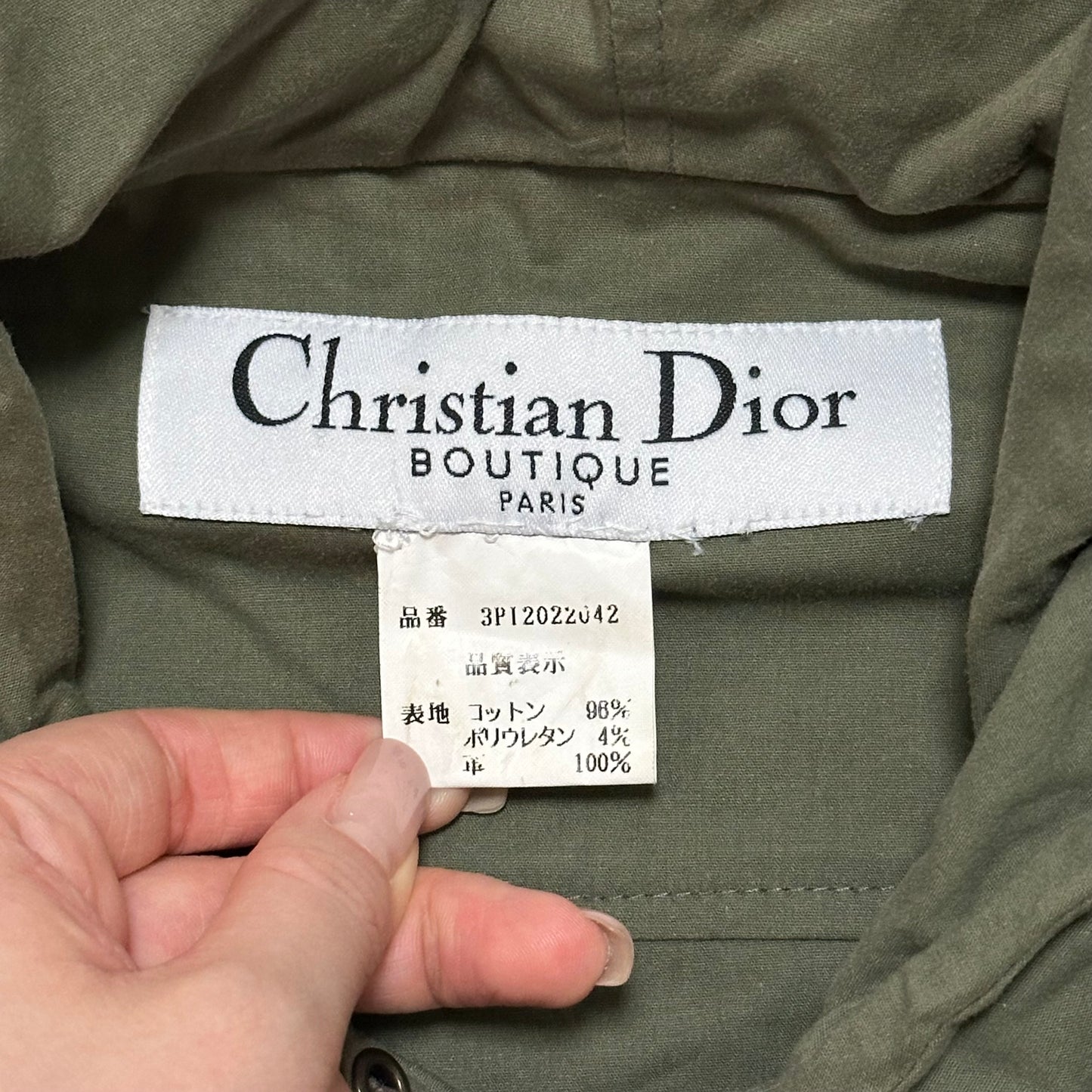 CHRISTIAN DIOR Spring Summer 2003 Leather Buckle Vest