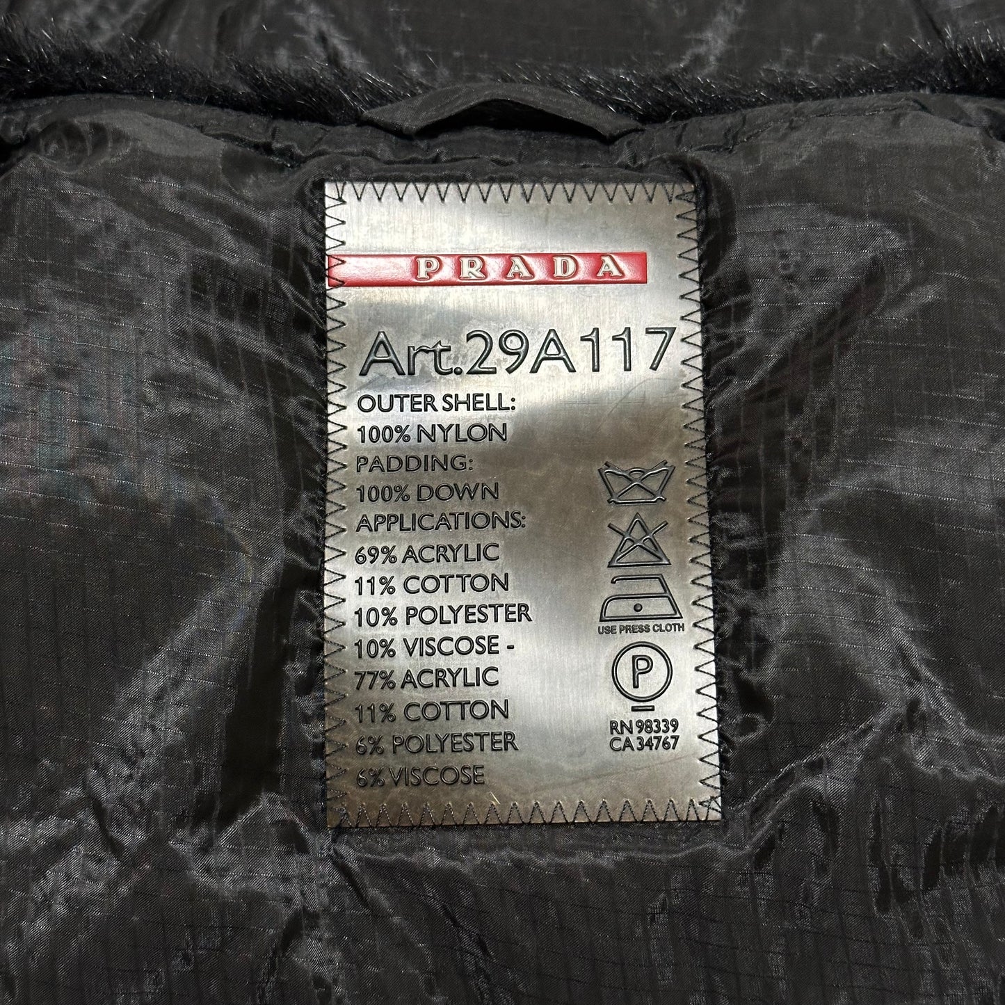 PRADA Sport Fall Winter 2009 Fur Nylon Vest
