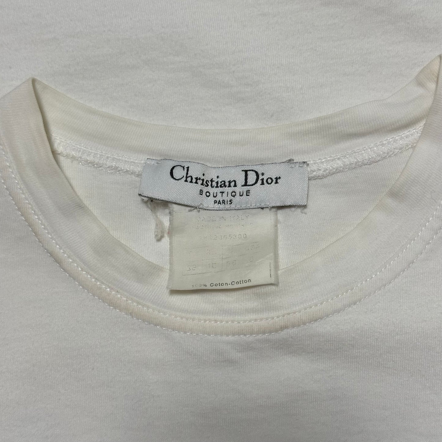 CHRISTIAN DIOR Fall Winter 2001 "J'ADORE DIOR" Tank Top