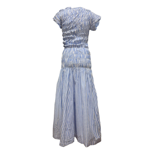 COMME DES GARÇONS Spring Summer 1997 "Body Meets Dress, Dress Meets Body" Shirred Gingham Dress