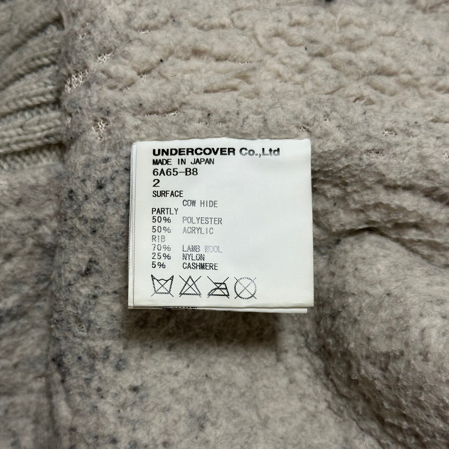 UNDERCOVER Fall Winter 2006 "Guru Guru" Fur Leather Jacket