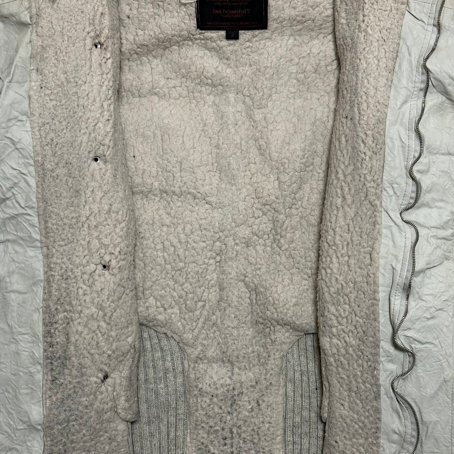 UNDERCOVER Fall Winter 2006 "Guru Guru" Fur Leather Jacket
